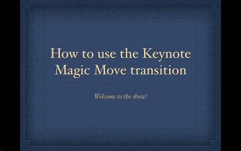 Revolutionize Your Presentations with Supremo Magic Move: A Comprehensive Overview